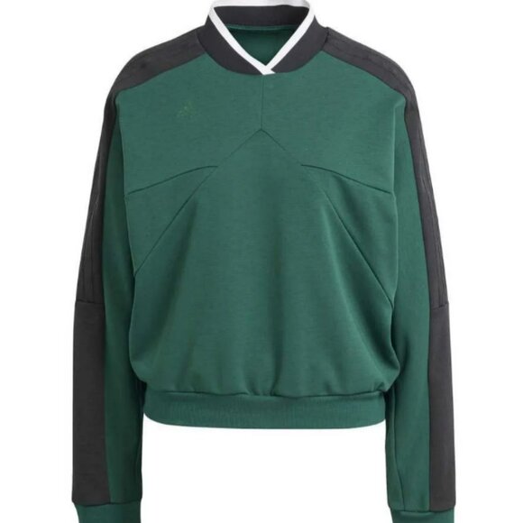 Adidas Women's Green Tiro Sweatshirt - Size S - Picture 1 of 9